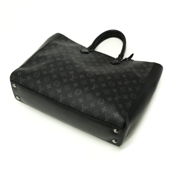 mat06001 3 Louis Vuitton Grand Sac Business Bag Black Gray