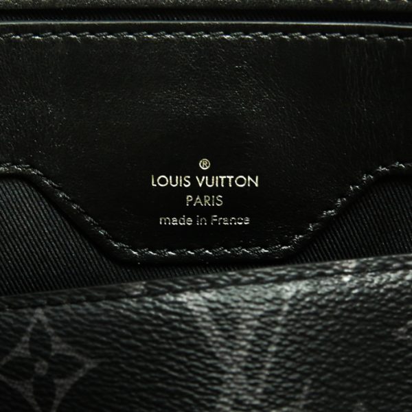 mat06001 7 Louis Vuitton Grand Sac Business Bag Black Gray