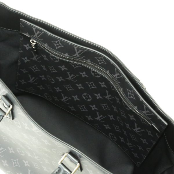 mat06001 9 Louis Vuitton Grand Sac Business Bag Black Gray