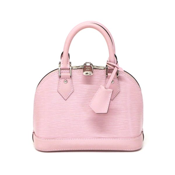 mat26002 2 Louis Vuitton Alma BB Epi Handbag Rose Ballerine