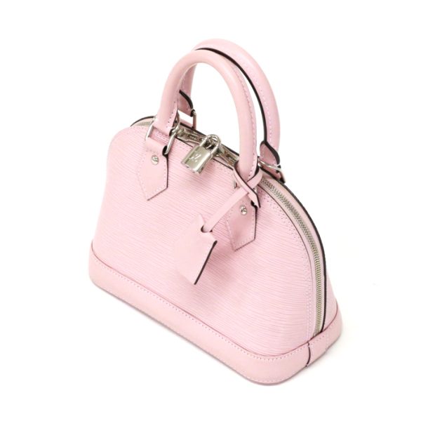 mat26002 4 Louis Vuitton Alma BB Epi Handbag Rose Ballerine