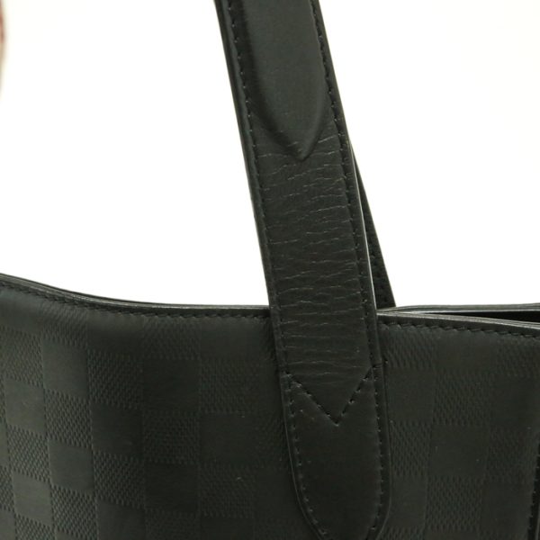 mav07006 7 LOUIS VUITTON Cabas Voyage Damier Infini Tote Bag Onyx Black