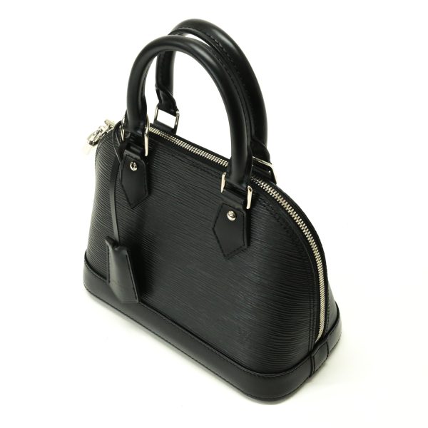 maw15008 2 Louis Vuitton Alma BB Handbag Mini Boston Noir