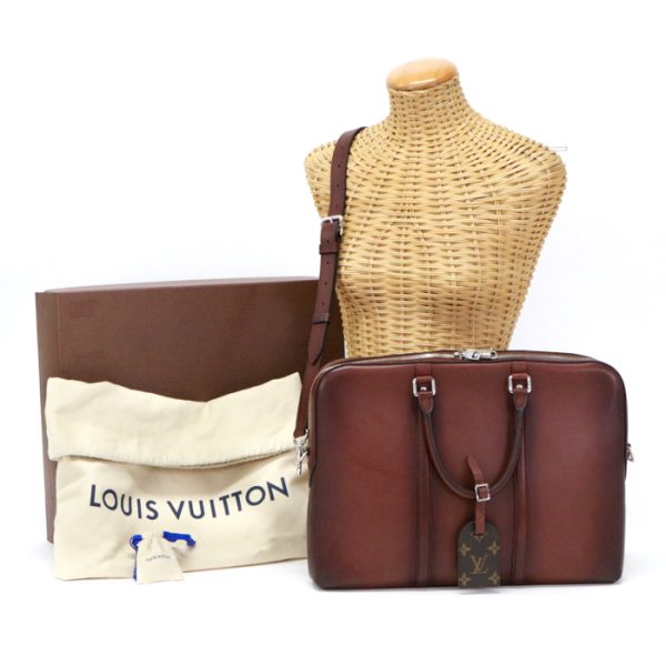 maw19003 Louis Vuitton Porte de Cuement Voyage Bag Brown