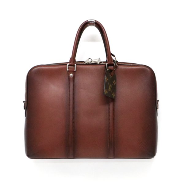 maw19003 2 Louis Vuitton Porte de Cuement Voyage Bag Brown