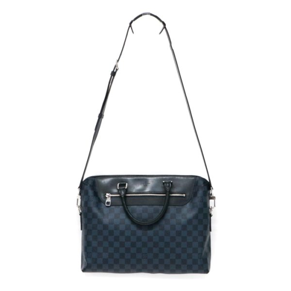 max18004 1 Louis Vuitton Porte Document Briefcase Black Navy