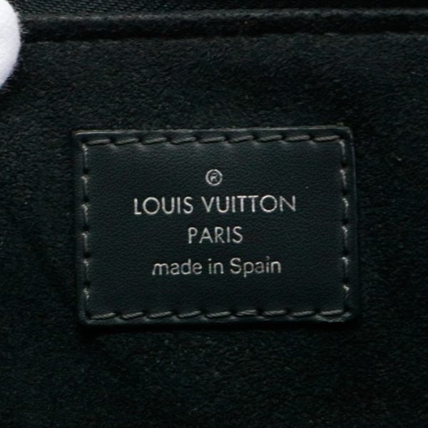 max18004 13 Louis Vuitton Porte Document Briefcase Black Navy