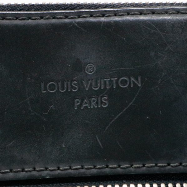 max18004 6 Louis Vuitton Porte Document Briefcase Black Navy