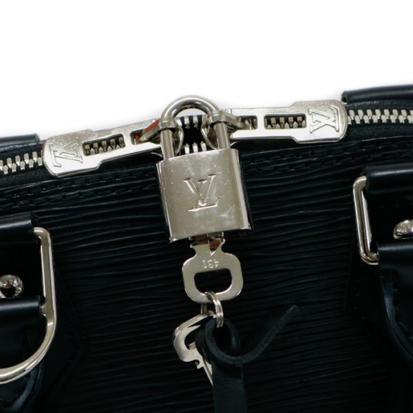 mba18021 6 Louis Vuitton Alma BB Epi Handbag Mini Noir