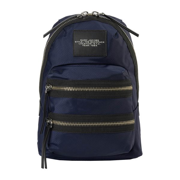 mc2f3hbp029h02415 1 MARC JACOBS Rucksack The Biker Leather Navy