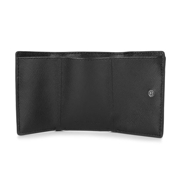 mc2f3smp049s07001 4 MARC JACOBS Trifold Wallet The DTM Utility Snapshot Leather Black