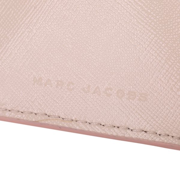 mc2f3smp060s07695 9 MARC JACOBS Trifold Wallet The Utility Leather Pink