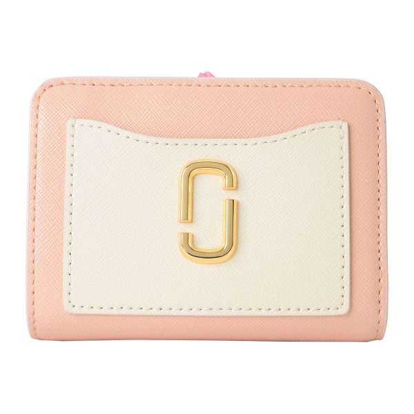 mc2f3smp062s07695 1 MARC JACOBS Bifold Wallet The Utility Snapshot Leather Pink