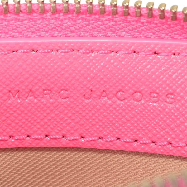 mc2f3smp063s07666 9 MARC JACOBS The Utility Snapshot Coin Case Leather Pink