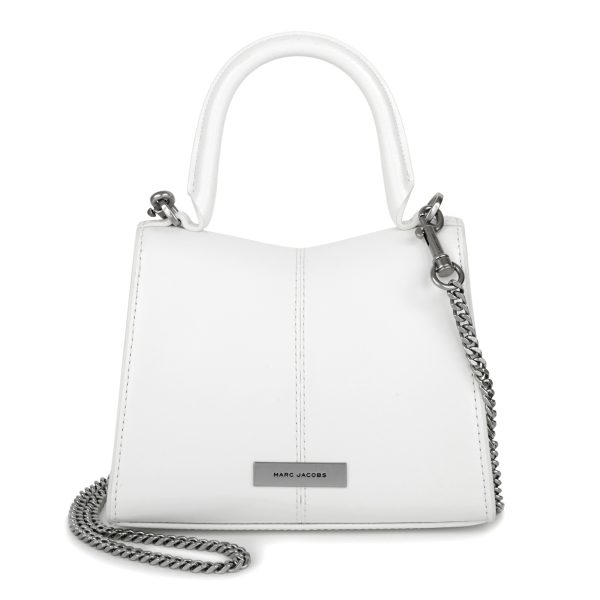 mc2p3hsc004h01100 2 MARC JACOBS Handbag The Saint Mark Leather White