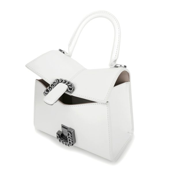 mc2p3hsc004h01100 4 MARC JACOBS Handbag The Saint Mark Leather White