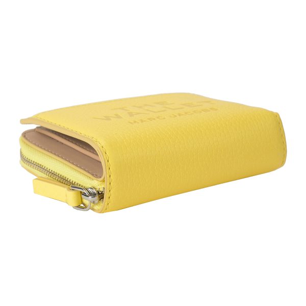 mc2r3smp044s10740 3 MARC JACOBS Bifold Wallet The Leather Leather Yellow