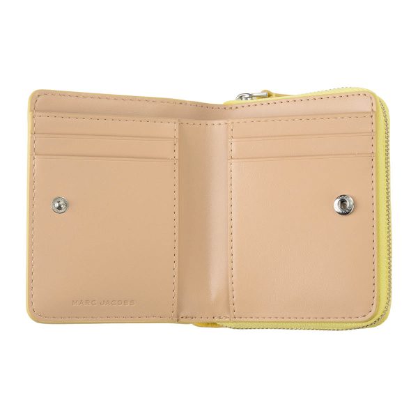 mc2r3smp044s10740 4 MARC JACOBS Bifold Wallet The Leather Leather Yellow