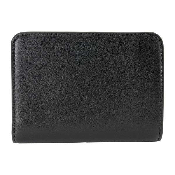 mc2s4smp007s02001 2 MARC JACOBS The Leather Covered J Mark Bifold Wallet Leather Black