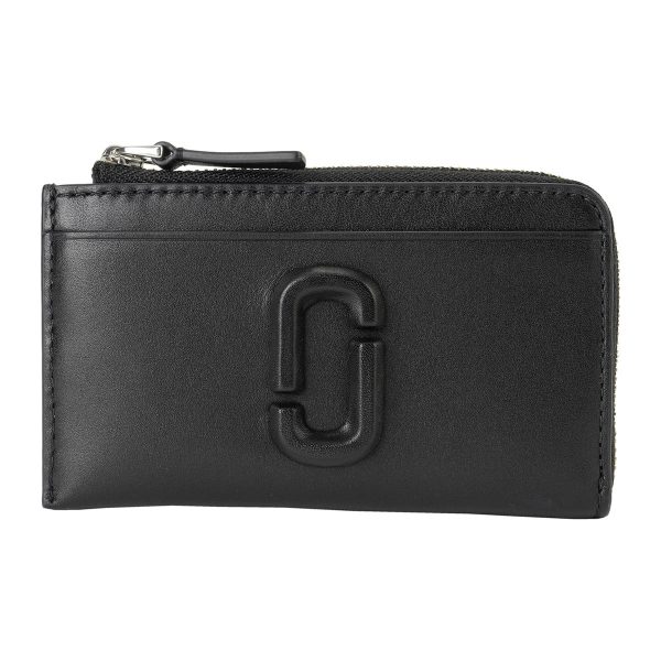 mc2s4smp008s02001 1 MARC JACOBS Coin Case The Leather Covered J Mark Leather Black