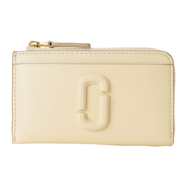 mc2s4smp008s02123 1 MARC JACOBS Coin Case The Leather Covered J Mark Leather White