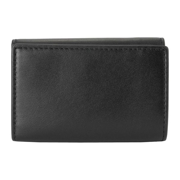 mc2s4smp009s02001 2 MARC JACOBS Trifold Wallet The Leather Covered J Mark Leather Black