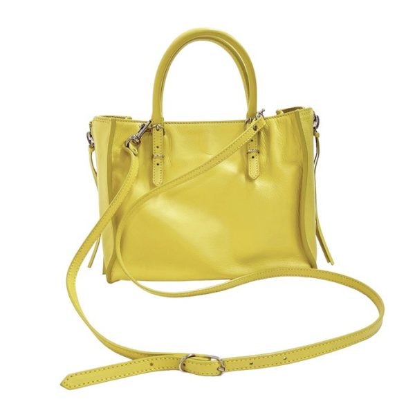 n23091945823 2 Balenciaga Paper Mini Leather Shoulder Bag Yellow