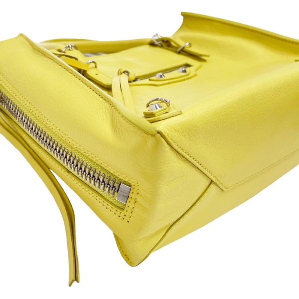 n23091945823 5 Balenciaga Paper Mini Leather Shoulder Bag Yellow