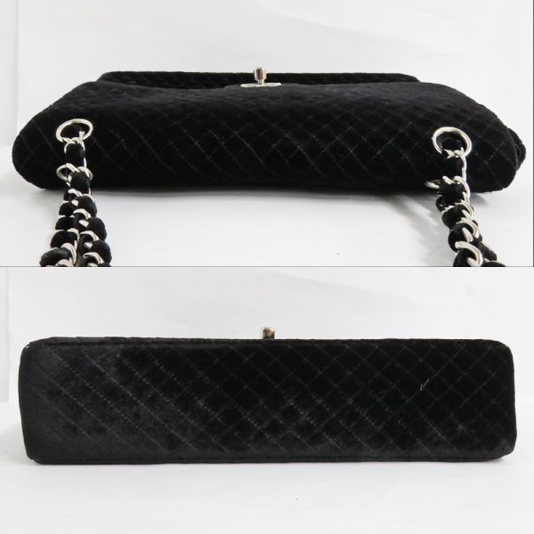 n2401 05 304340sh 02 Chanel Matelasse Flap Bag Chain Leather Shoulder Bag Black