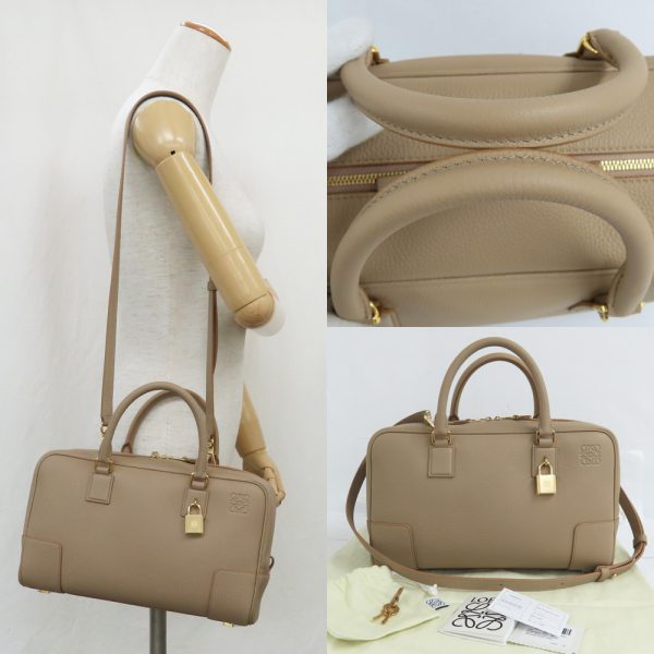 n2405 06 301570mi 09 Loewe Amazona 28 Shoulder Bag Sand Beige