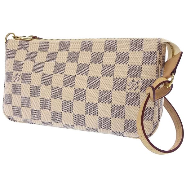 n41207 01 Louis Vuitton Pochette Accessory Pouch Handbag Beige