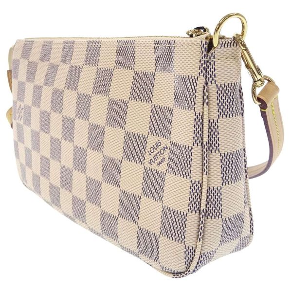 n41207 02 Louis Vuitton Pochette Accessory Pouch Handbag Beige