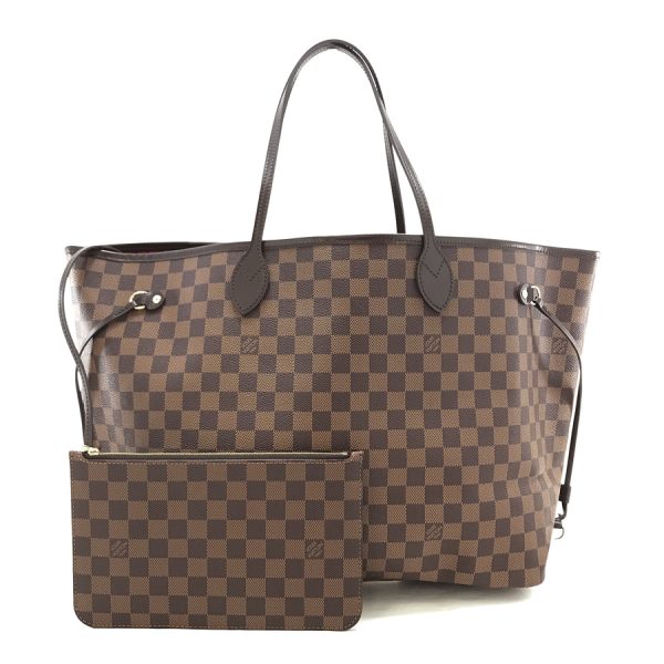 n41357 01 Louis Vuitton Damier Tote Bag Neverfull Ebene