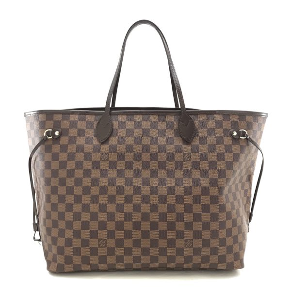 n41357 02 Louis Vuitton Damier Tote Bag Neverfull Ebene