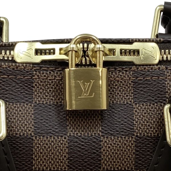 n41368 05 Louis Vuitton Damier Handbag Speedy Key Cadena Gold