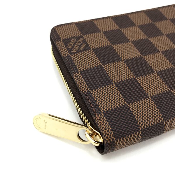 n41661 06 Louis Vuitton Damier Wallet Long Round Zipper Damier