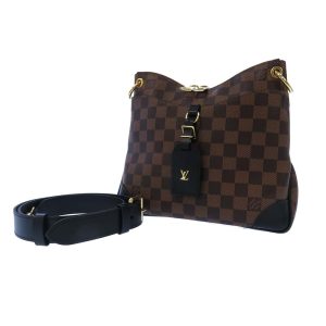 n50064 01 Louis Vuitton Old Zippy Damier Wallet Brown