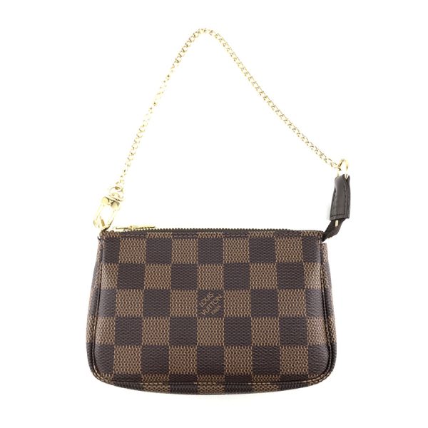 n58009 01 Louis Vuitton Damier Accessory Pouch Mini Pochette Ebene