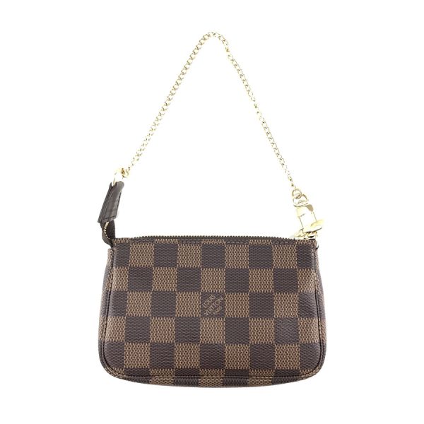 n58009 02 Louis Vuitton Damier Accessory Pouch Mini Pochette Ebene