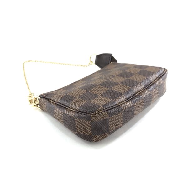 n58009 03 Louis Vuitton Damier Accessory Pouch Mini Pochette Ebene