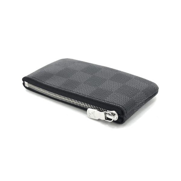 n60155 03 Louis Vuitton Damier Coin Case Pochette Cle Graphite