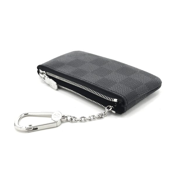 n60155 04 Louis Vuitton Damier Coin Case Pochette Cle Graphite