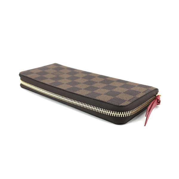 n60534 03 Louis Vuitton Damier Ebene Leather Long Wallet