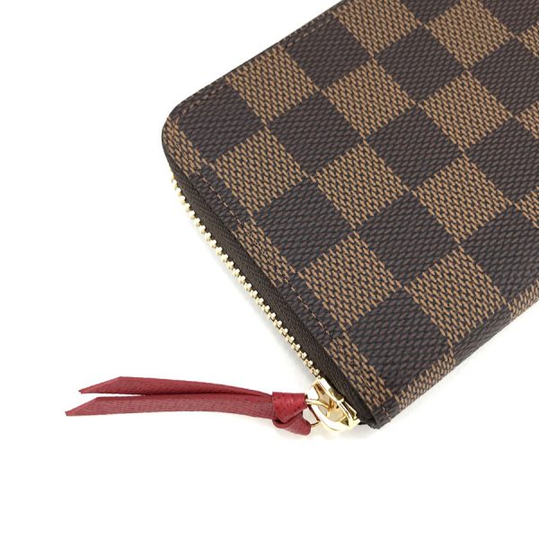 n60534 06 Louis Vuitton Damier Ebene Leather Long Wallet