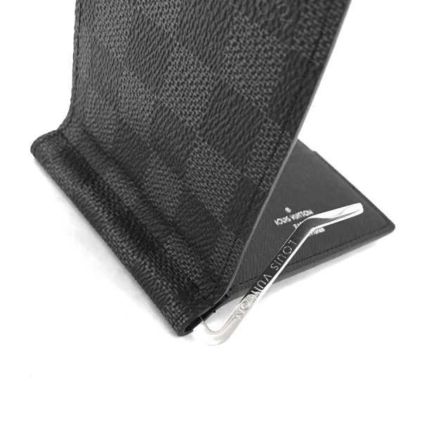 n61000 06 Louis Vuitton Damier Wallet Bi Fold Money Clip Billfold Portefeuille Pants Graphite