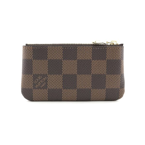 n62658 02 Louis Vuitton Damier Coin Case Pochette Cle Ebene Brown