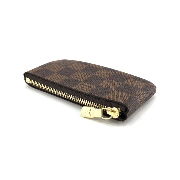 n62658 03 Louis Vuitton Damier Coin Case Pochette Cle Ebene Brown