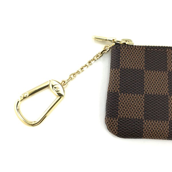 n62658 05 Louis Vuitton Damier Coin Case Pochette Cle Ebene Brown