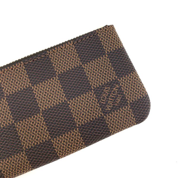 n62658 06 Louis Vuitton Damier Coin Case Pochette Cle Ebene Brown