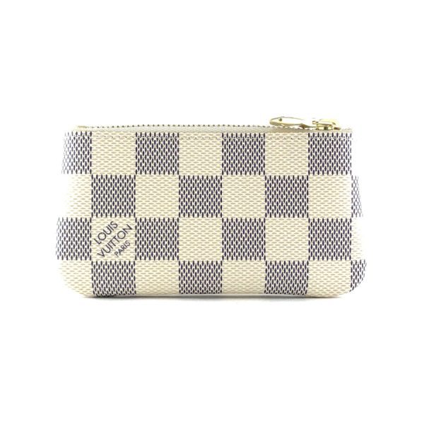 n62659 02 Louis Vuitton Damier Azur Leather Coin Case